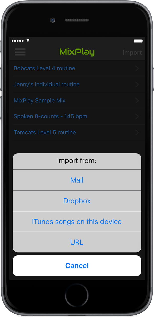 MixPlay animated GIF demo.